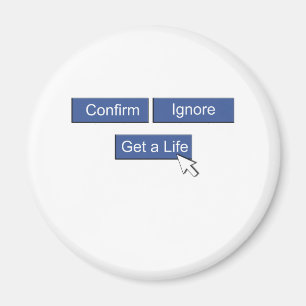 Facebookは生命を得ます マグネット