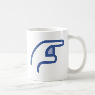 facebookは私を突きます コーヒーマグカップ