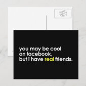 facebookクールで ポストカード (正面/裏面)