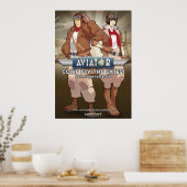 Facebookゲームポスターの航空者 ポスター (キッチン)