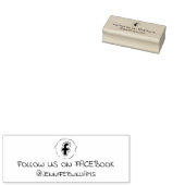 Facebookシンプル後を追、ソーシャルメディア上の私たち ラバースタンプ (押印)