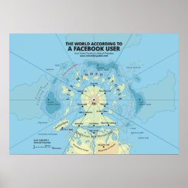 Facebookユーザーによる世界 ポスター