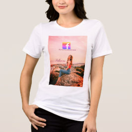 Facebookユーザー名ソーシャルメディアフォト トライブレンドＴシャツ