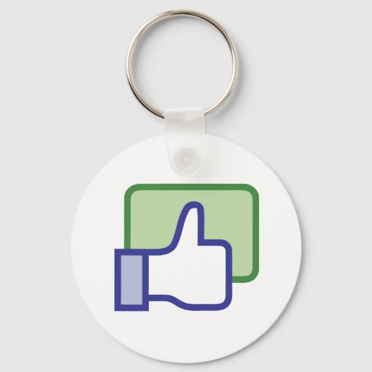 Facebookライクボタン キーホルダー (正面)