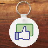 Facebookライクボタン キーホルダー (正面)