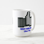 Facebookライクボタン コーヒーマグカップ (正面右)