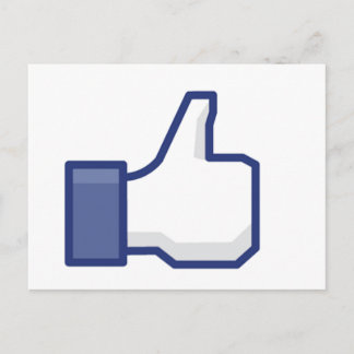 Facebookライクボタン ポストカード