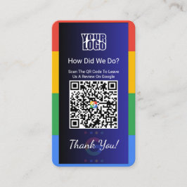 Facebookリンクを使用したGoogleレビュー名刺 名刺