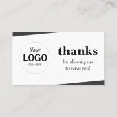 Facebookレビューカード 名刺 (裏面)