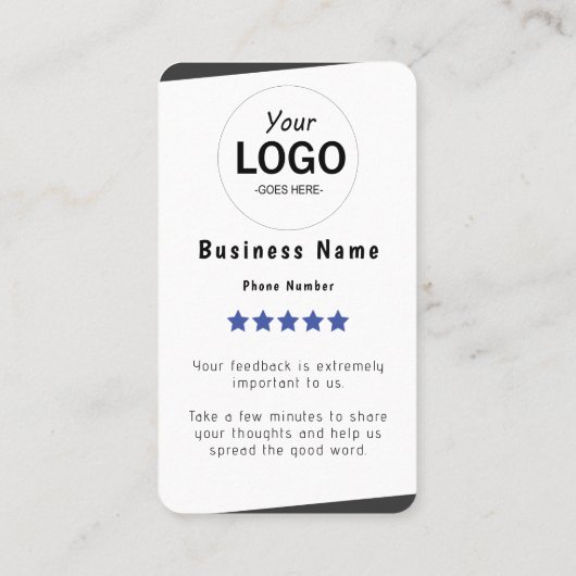 Facebookレビューカード 名刺 (裏面)