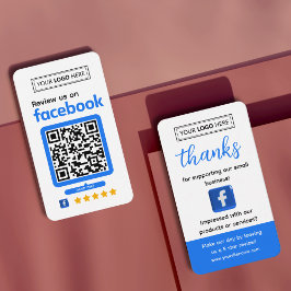 Facebookレビュー依頼名刺 名刺