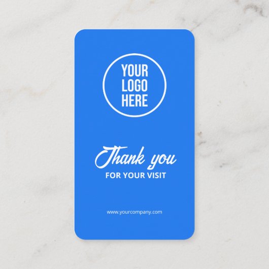 Facebookレビュー評価マイビジネス5スターQRコード 名刺 (裏面)