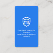 Facebookレビュー |ビジネスレビューUs QRコード 名刺 (裏面)