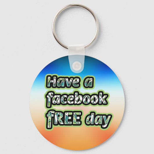 Facebook無料日 キーホルダー (正面)