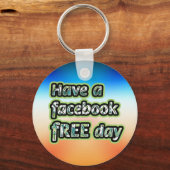 Facebook無料日 キーホルダー (正面)