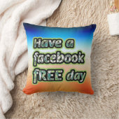 Facebook無料日 クッション (ブランケット)