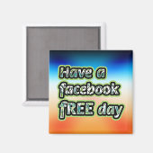 Facebook無料日 マグネット (正面/裏面)