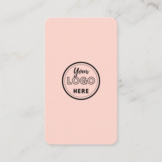 Facebook離れ Instagramの赤面ピンク 名刺 (裏面)