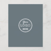 Facebook離れ Instagram QRコード海軍のレビュー チラシ (裏面)