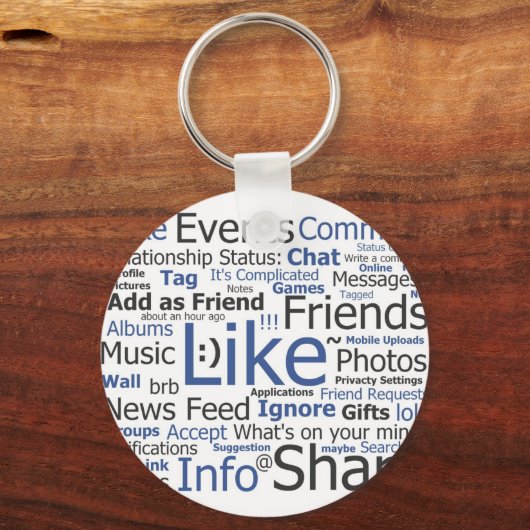 Facebook キーホルダー (正面)