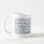 Facebook コーヒーマグカップ (左)