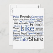 Facebook ポストカード (正面/裏面)