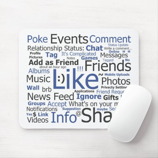 Facebook マウスパッド (マウス)
