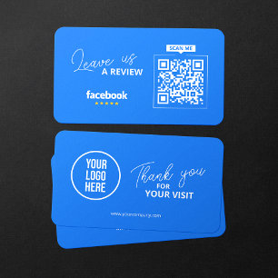 Facebook レビュー QR コード ビジネス レビュー リンク 名刺