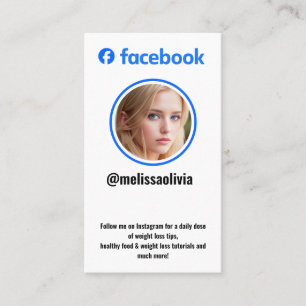 Facebook 写真 トレンディー ソーシャルメディア 名刺