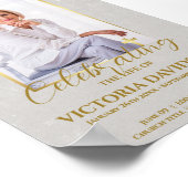 Facebook 葬儀のお知らせインスタントダウンロード ポスター (角)