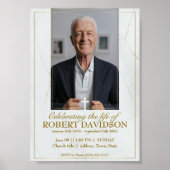 Facebook 葬儀のお知らせインスタントダウンロード ポスター (正面)