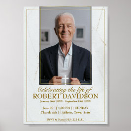 Facebook 葬儀のお知らせインスタントダウンロード ポスター