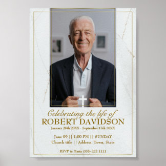 Facebook 葬儀のお知らせインスタントダウンロード ポスター