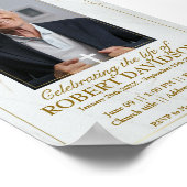 Facebook 葬儀のお知らせインスタントダウンロード ポスター (角)