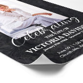 Facebook 追悼投稿 黒い石 ポスター (角)