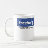 facebook borgのマグ コーヒーマグカップ (左)