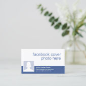 Facebook CC0213名刺 名刺 (スタンド正面)