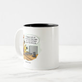 Facebook for Dogs ツートーンマグカップ (正面左)