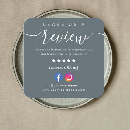 Facebook Instagramのロ離れゴをレビュー海軍 スクエア名刺