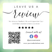 Facebook InstagramロゴQrコード離れAレビュー ウィンドウサイン (シート3)