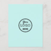 Facebook InstagramロゴQrコード離れAレビュー チラシ (裏面)