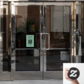 Facebook Instagram Qrコードと接続 ウィンドウサイン (オフィスドア)