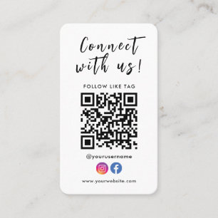 Facebook Instagram Qrコードと接続 名刺