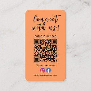 Facebook Instagram Qrコードと接続 名刺