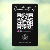 Facebook Instagram QRコードロゴを使用して接続 ウィンドウサイン (シート3)