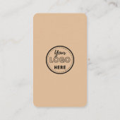 Facebook Instagram Qrコード離れAレビューロゴ 名刺 (裏面)