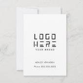 Facebook Instagram Tiktok QRコードと接続 招待状 (裏面)