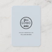 Facebook Instagram Tiktok QRコードソフト海軍 エンクロージャーカード (裏面)