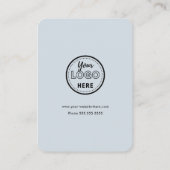 Facebook Instagram Tiktok QRコードソフト海軍 名刺 (裏面)