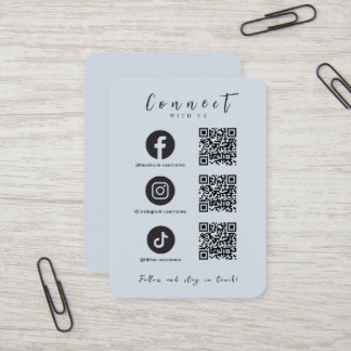 Facebook Instagram Tiktok QRコードソフト海軍 名刺